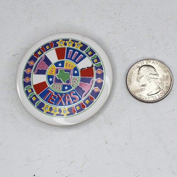 Kathryn Designs Texas State Magnet Tile Kitchen Fridge Vintage - Picture 2 of 4